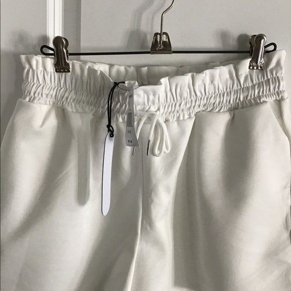 Waisted Ladies Drawstring Elastic Waist Shorts - Picture 2 of 7